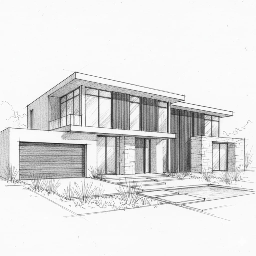 3D Architectural Sketch