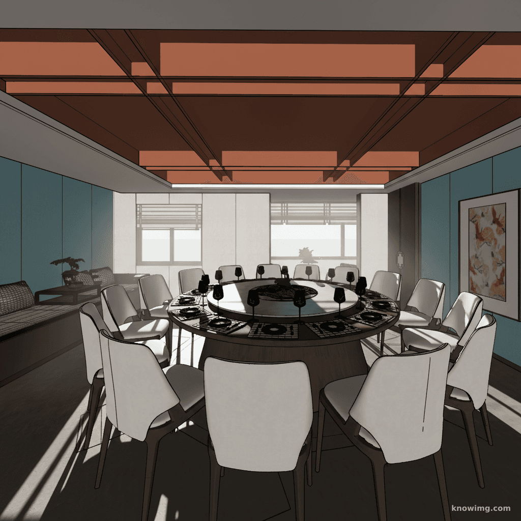 把这张照片用第二张照片光影渲染出来